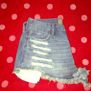Denim shorts
